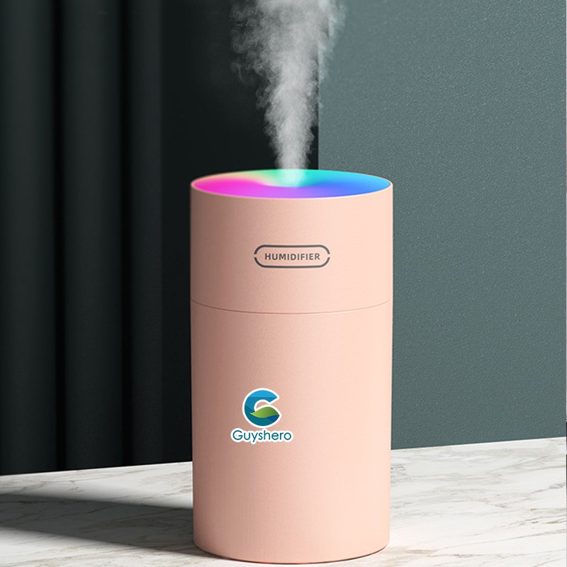 Humidifier Mini Air Purifiers Ultrasonic Atomizer Steamer Cool Mist Arom Diffuser for Aromatherapy in Home & Car with Rainbow LED Light-4