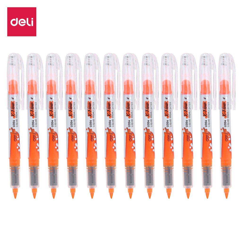 

Deli Seri Highlighter 4 Warna Pink, Hijau, Oranye, Kuning bau rendah & tidak beracun EU354 Series