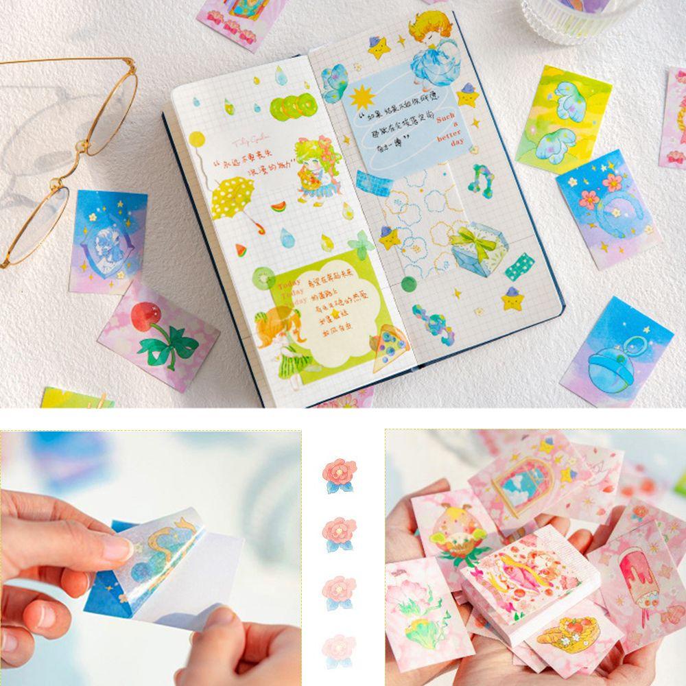 Populer 50lembar Kertas Sticker Diy Planner Diary Stiker Telepon