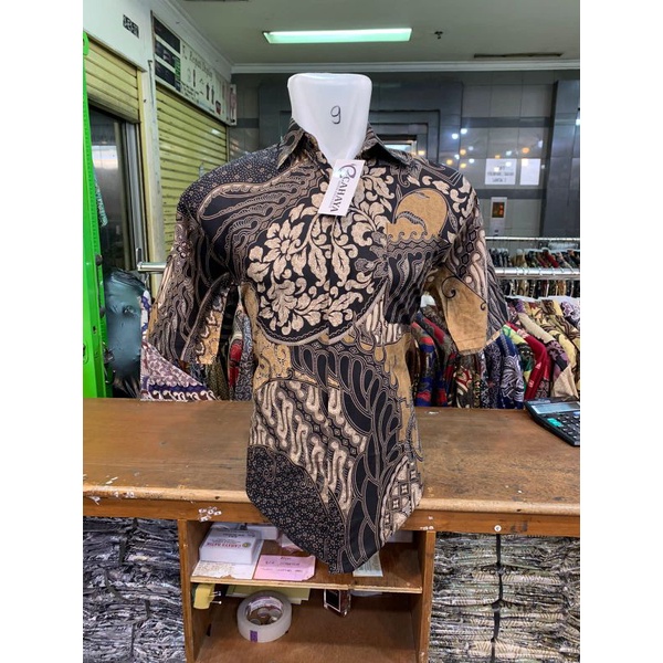 Baju Batik Pria Katun Premium Pendek and Panjang Seragam Motif Terbaru size M L XL XXL