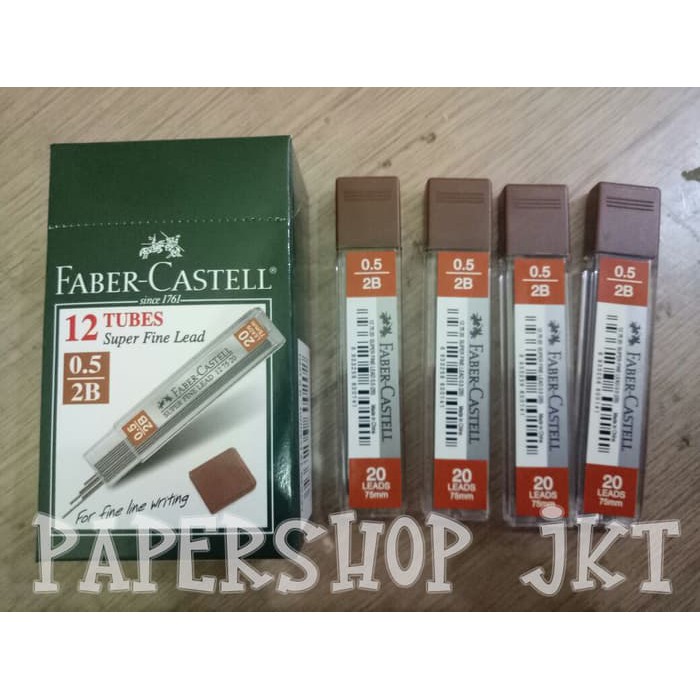 

TERBARU FABER CASTEL ISI PENSIL MEKANIK 0.5MM 2B