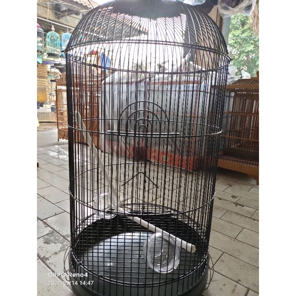 SANGKAR KANDANG BESI LOVE BIRD KENARI MEREK PANDA/CC Besi 33 x 90 CM