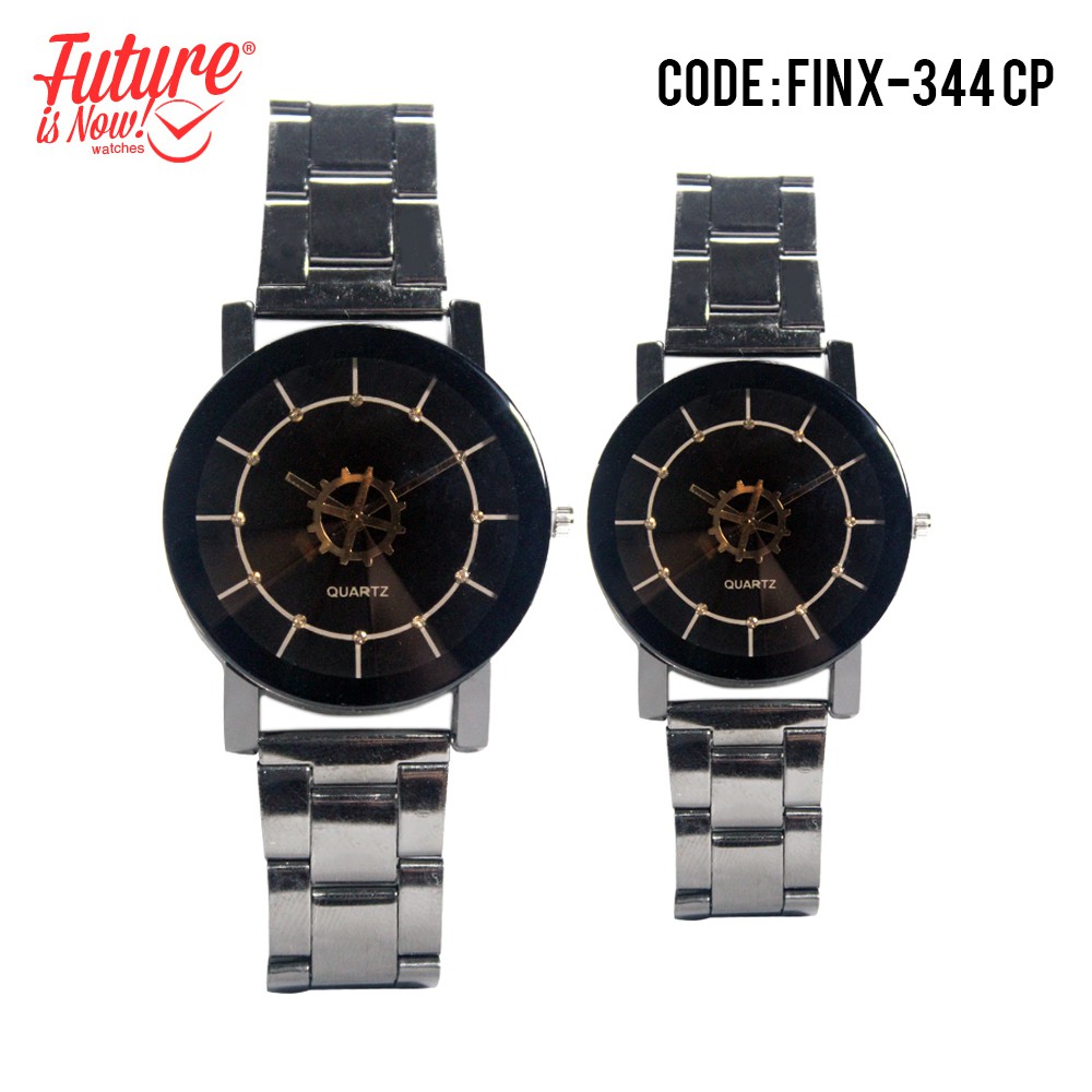 (1+1) Future IS NOW Jam Tangan Couple Unisex Analog - FINX-344 CP