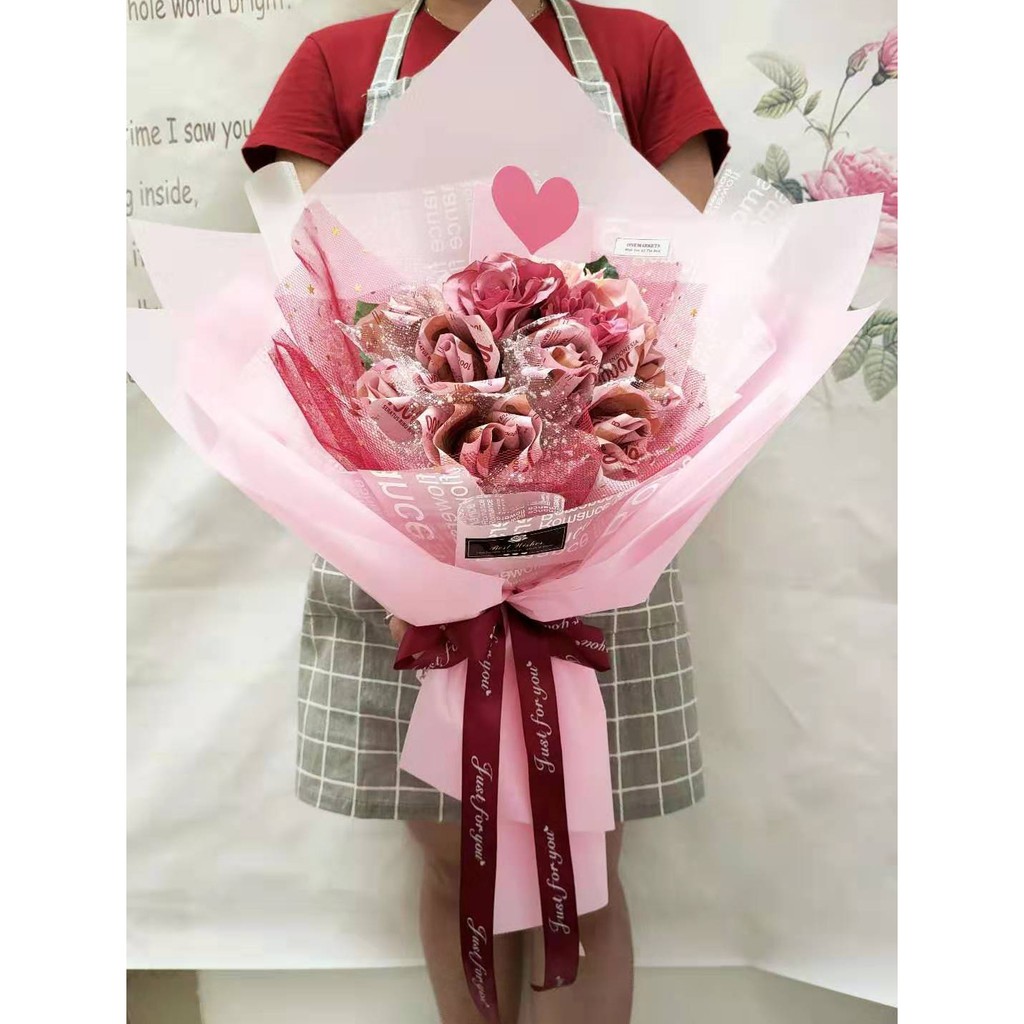 Buket Bunga Uang Valentine Kadoanniversary Money Bouquet 2 1juta 120 Shopee Indonesia