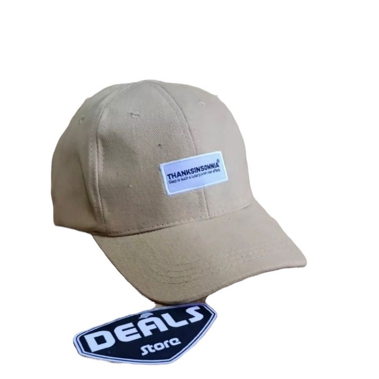 (COD)Promo Topi Baseball Pria Wanita Bordir Cap THANKSINSOMNIA ORIGINAL New Model Premium Dewasa