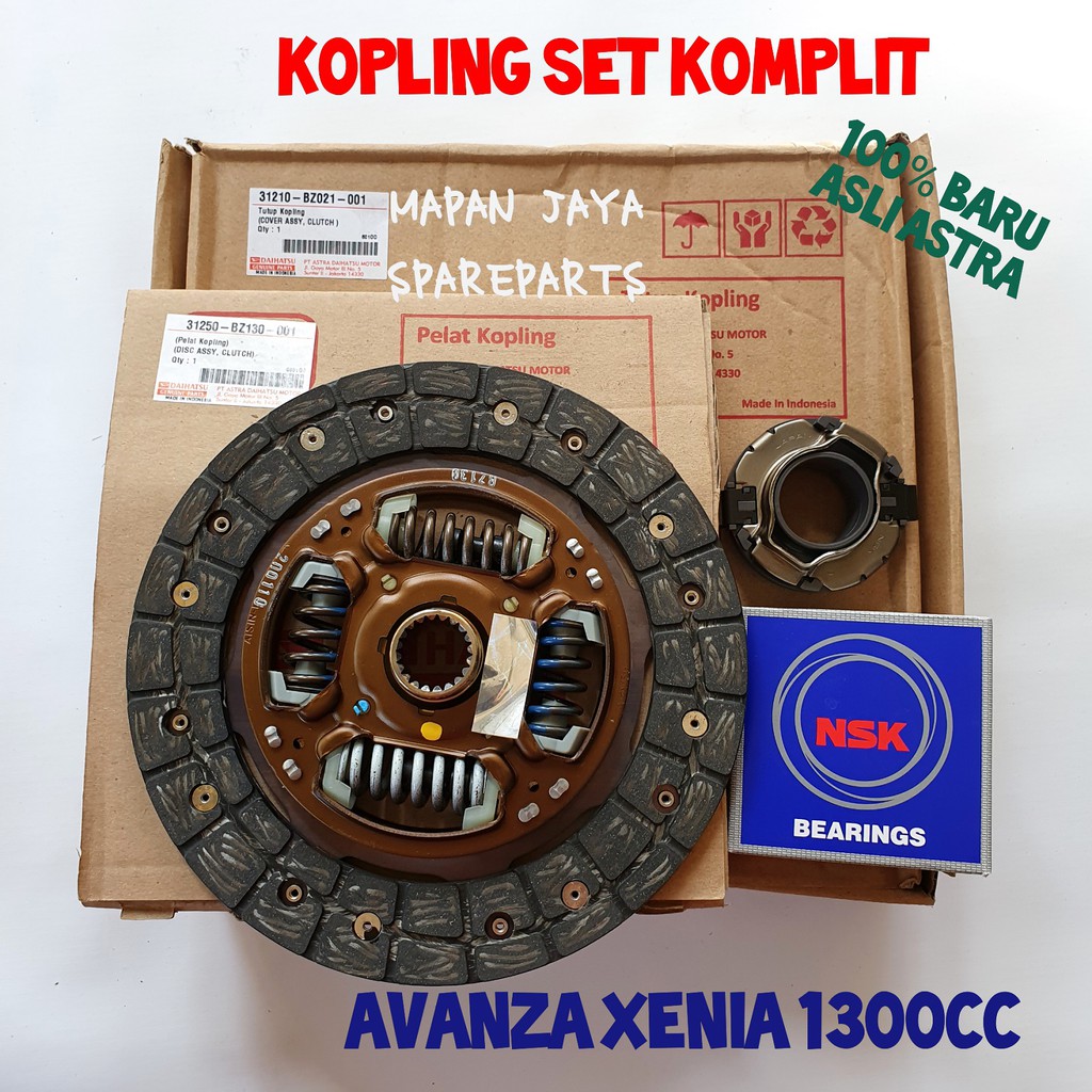 ORI KANVAS KOPLING SET KOMPLIT - AVANZA / XENIA 1.3 (2004-2021) ASTRA DAIHATSU