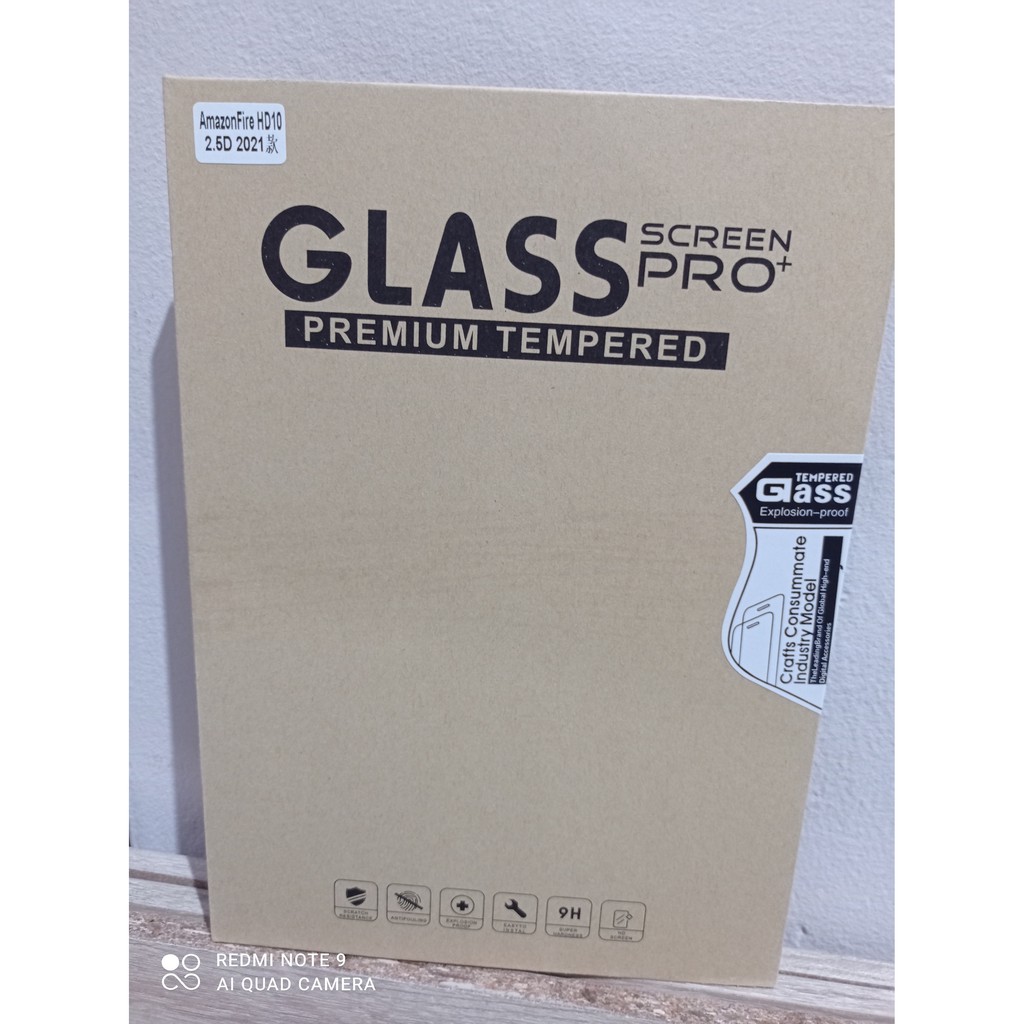 AMAZON FIRE HD 10 / 10 PLUS TEMPERED GLASS