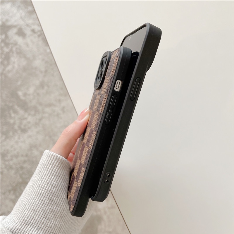 Case Bahan Kulit Gaya Retro Untuk IPhone 11 12 13 Pro Max X Xs Xr 7 8 Plus Se 2020