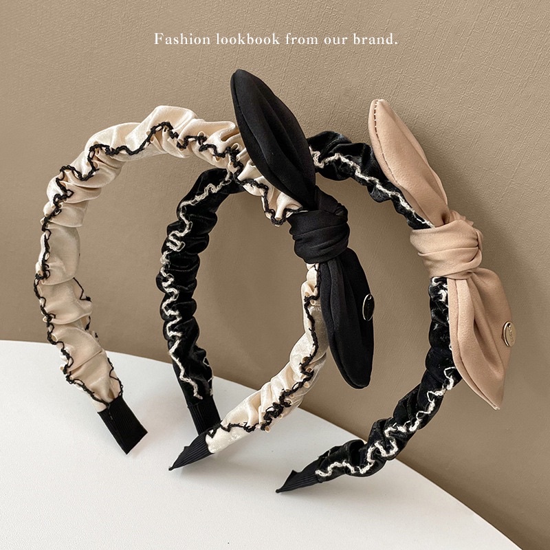 Bando-131/Bendo FASHION/Premium Bandana Simpul Twist Elastis Ala Korea Untuk Wanita