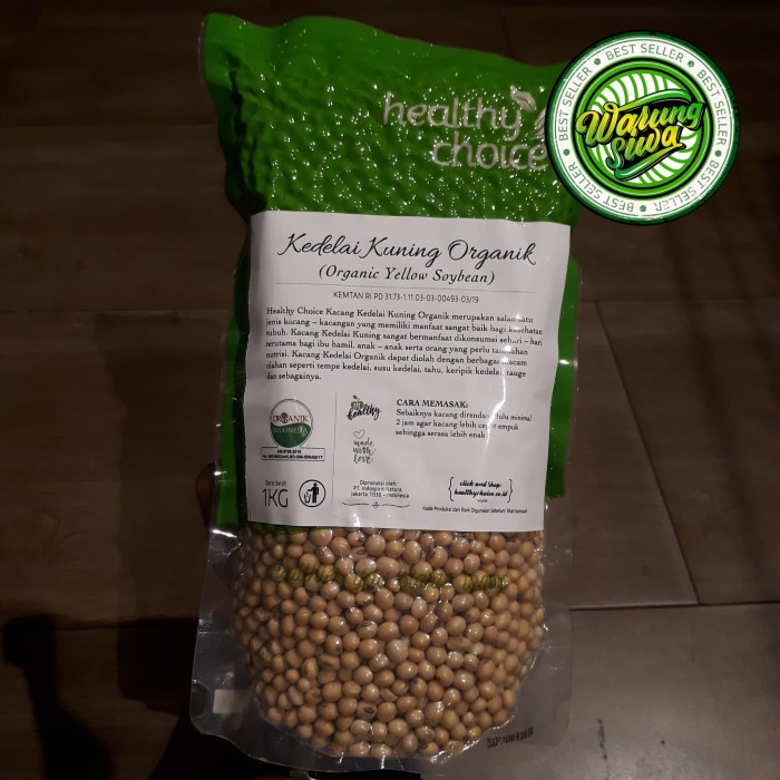 

healthy choice kedelai kuning organik 1 kg