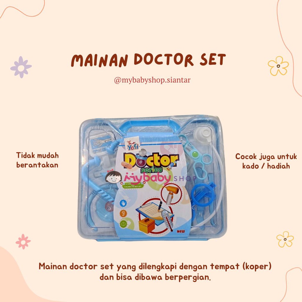 Mainan Yofi Doctor Set / Mainan doctor-doctoran / Mainan anak