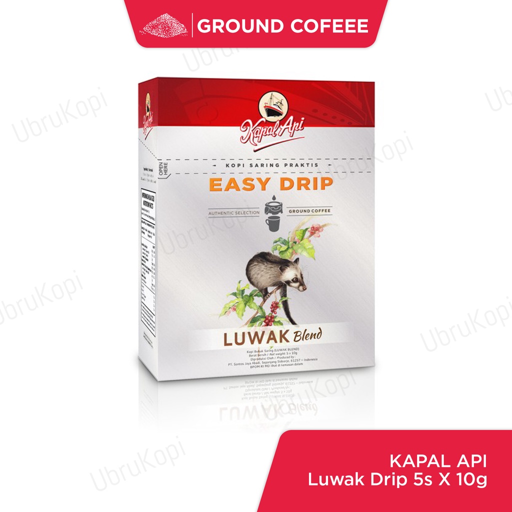 

Kapal Api Kopi Luwak Drip (5pcs / 10gr)