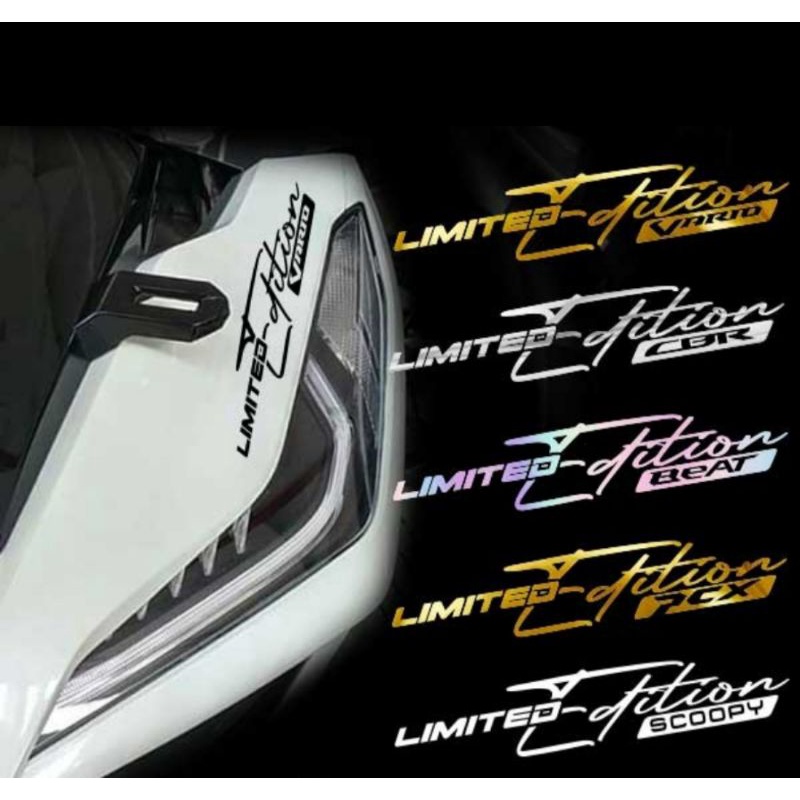 Stiker Limited Edition BEAT VARIO AEROX