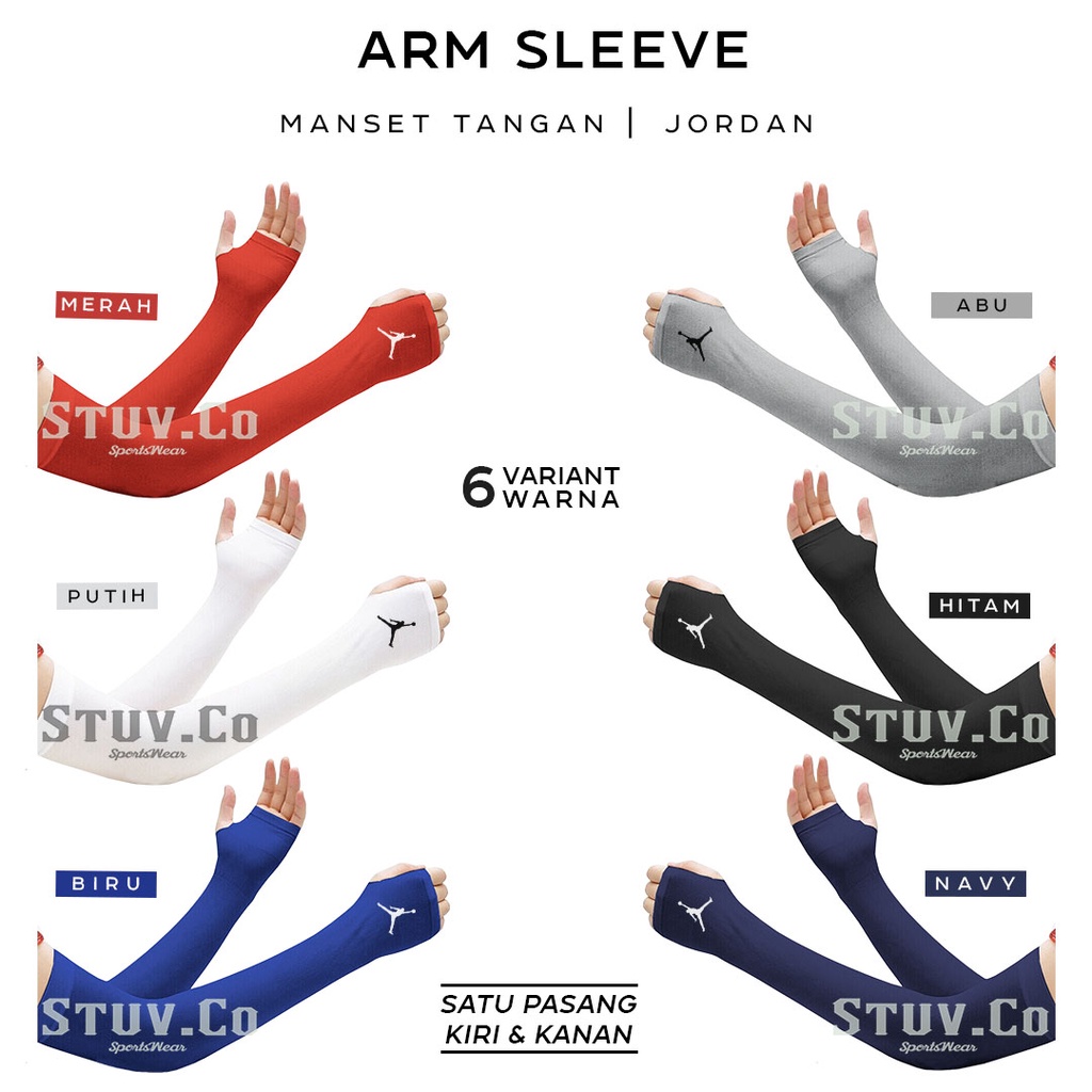 MANSET TANGAN ARMSLEEVE SEPEDA HIKING DIVING CLIMBING CAMPING NAIK GUNUNG PELINDUNG TANGAN PRIA