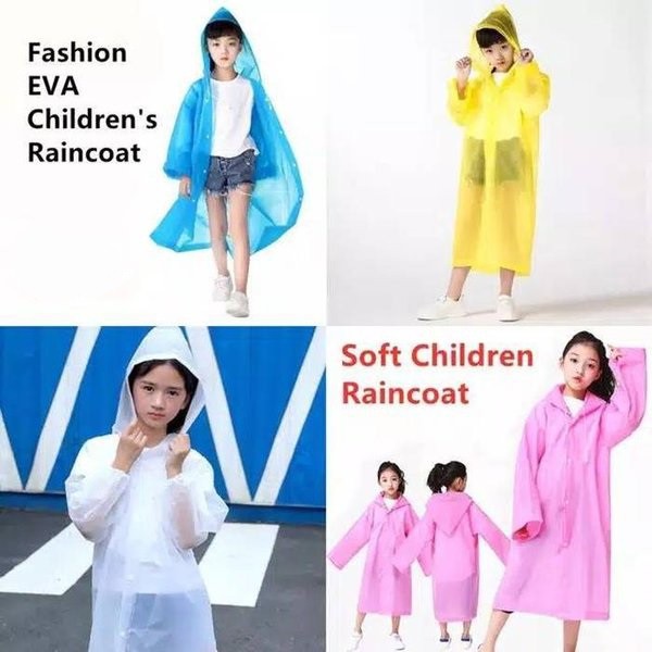 Jas Hujan Anak Warna - Raincoat Anak - Mantel Jas Hujan