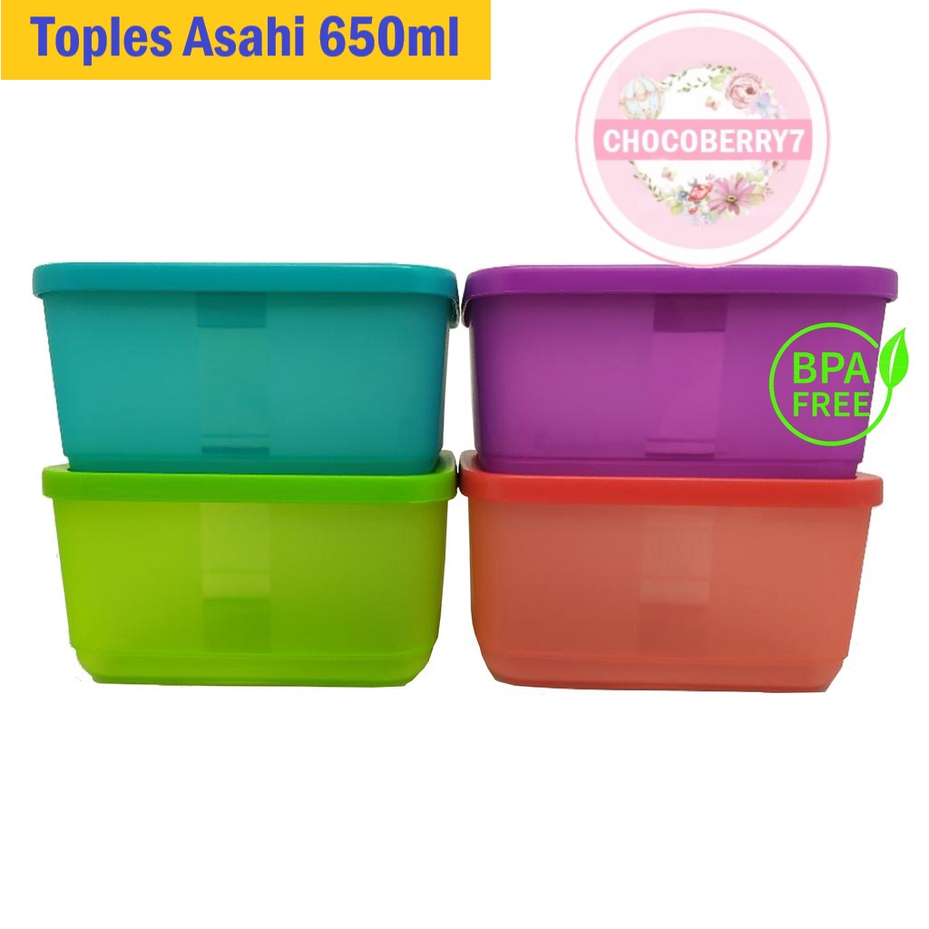 Toples Calista Asahi 650ml Premium Serba Guna Sealware Toples Plastik