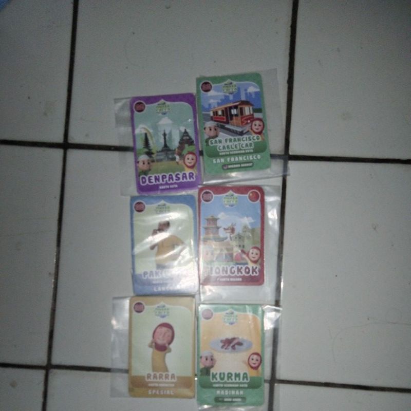 kartu nusa dan Rara keliling dunia