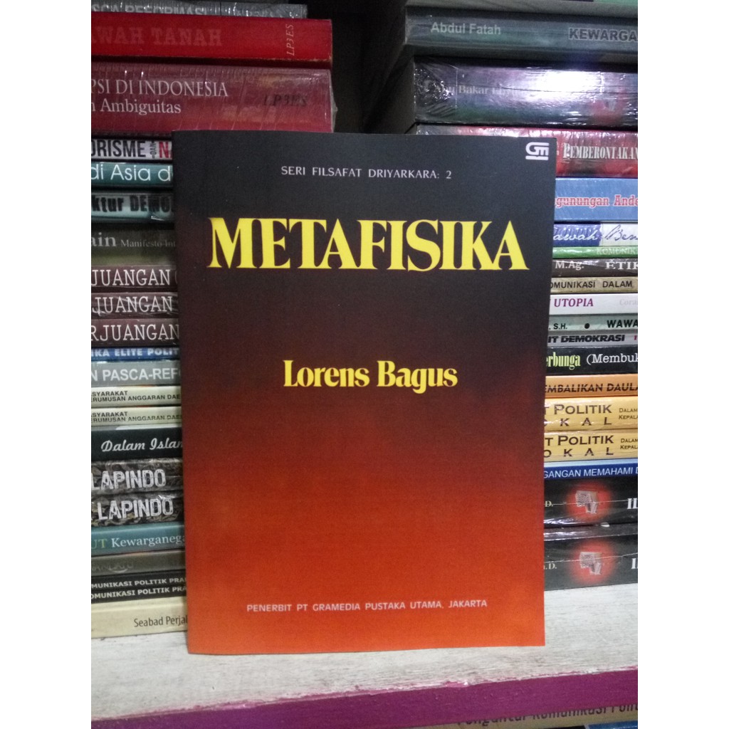 METAFISIKA oleh Lorens Bagus seri filsafat Driyarkara NUPY