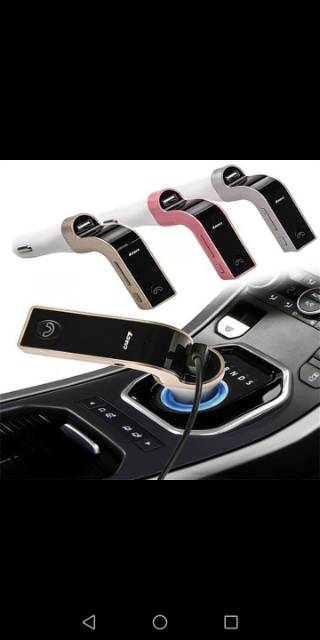 Car G7 Bluetooth FM Transmitter Charger Mobil MP3 AUX USB Player