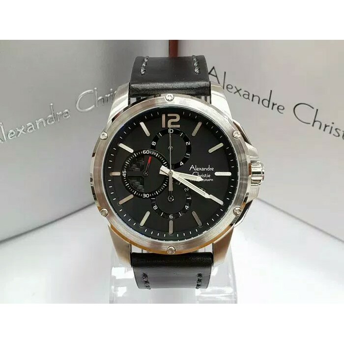 JAM TANGAN PRIA WANITA    ALEXANDRE CHRISTIE AC6486 MC AC 6486 SILVER PRIA JAM TANGAN