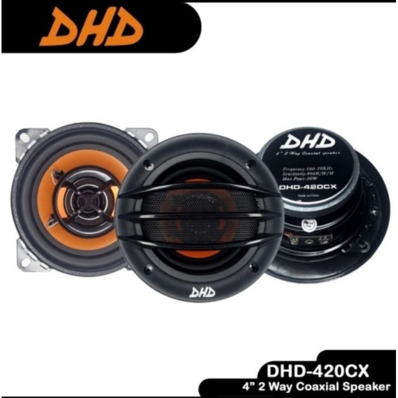 Speaker Mobil Audio 4 inch - 2 Way - Coaxial Speaker - DHD-420CX - 2Pc