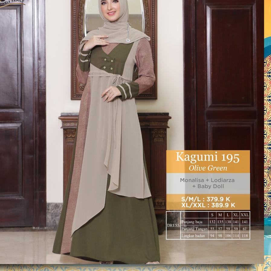 ░ Sarimbit ETHICA ELFA 180 OLIVE GREEN || Kagumi 195 Kagumi Kids 82 Kahfi 156 Kahfi Kids 116 ⇁