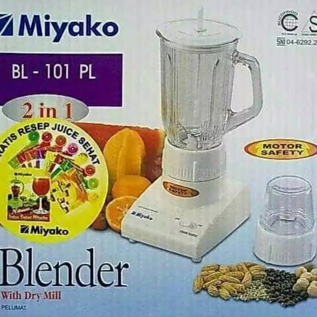 Miyako Blender Plastik Murah 1Liter 2in1 BL101PL
