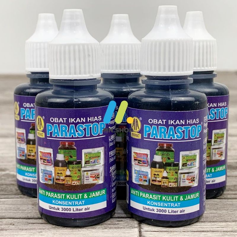 PARASTOP OBAT IKAN HIAS ANTI PARASIT KULIT DAN JAMUR