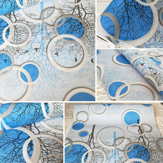 COD- PAKET 5ROLL WALLPAPER (BUY 4 GET 1 FREE) STICKER DINDING PREMIUM QUALITY MOTIF BEST SELLER