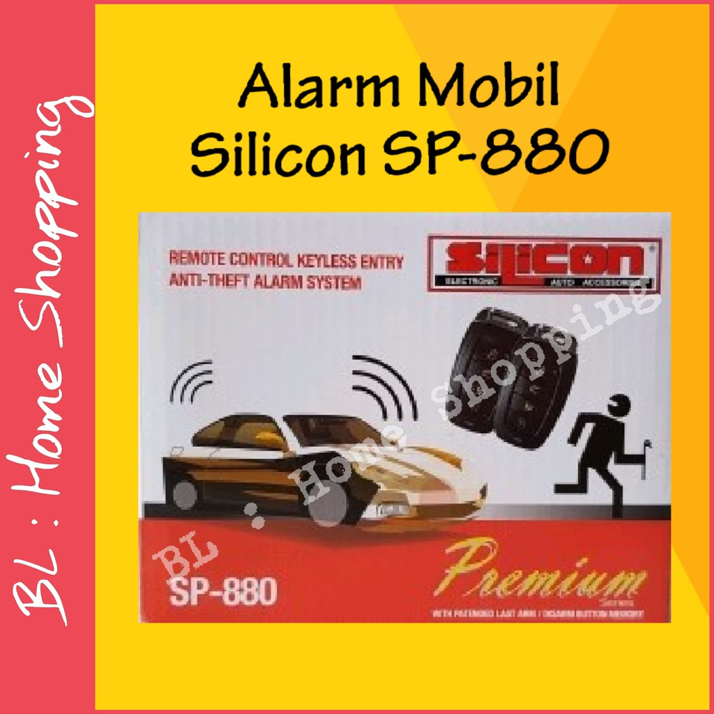 Alarm mobil Silicon SP 880 Alarm Silicon SP880 Bergaransi Resmi