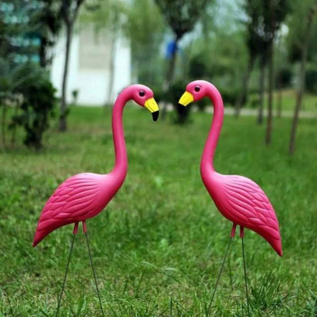 Termurah dikirim dari indonesia patung burung flamingo  