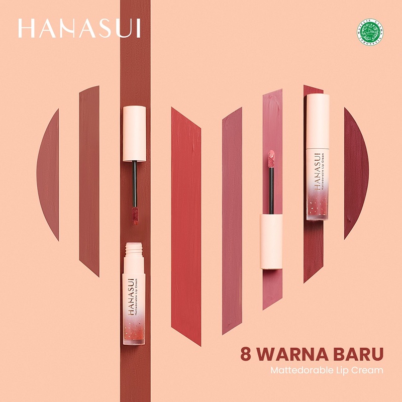 ❤ Hanasui ❤ BoBa Mattedorable Lipcream| Lip Tintdorable | Lip Stain |