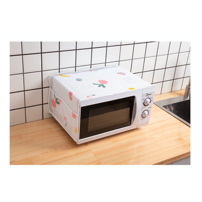 Adda Home - Pelindung Penutup Microwave Desain Korea Anti Debu PEVA