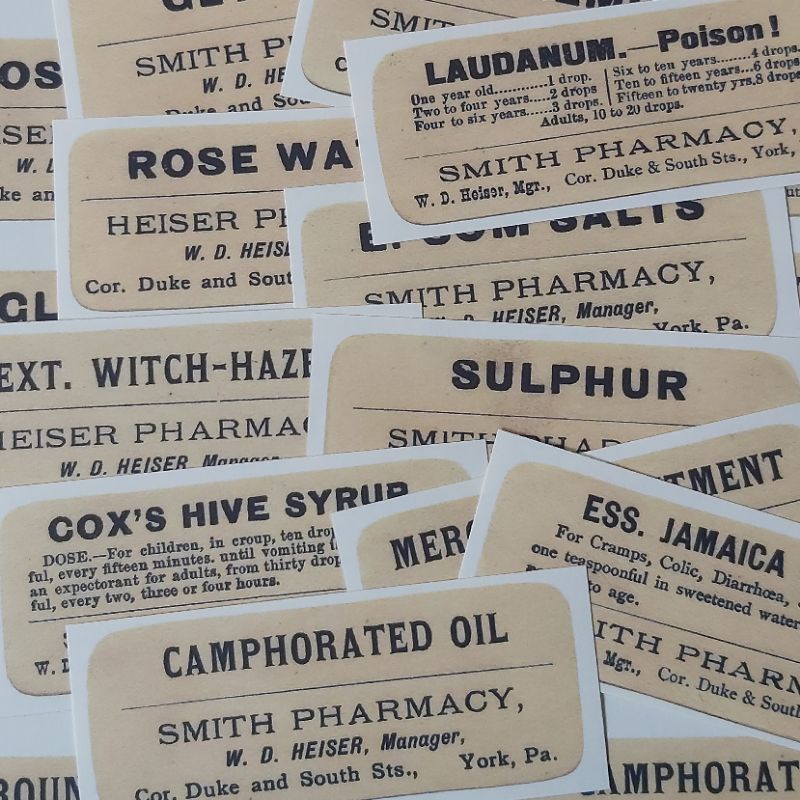 

Vintage Label Stiker Untuk Deco Journal Aesthetic