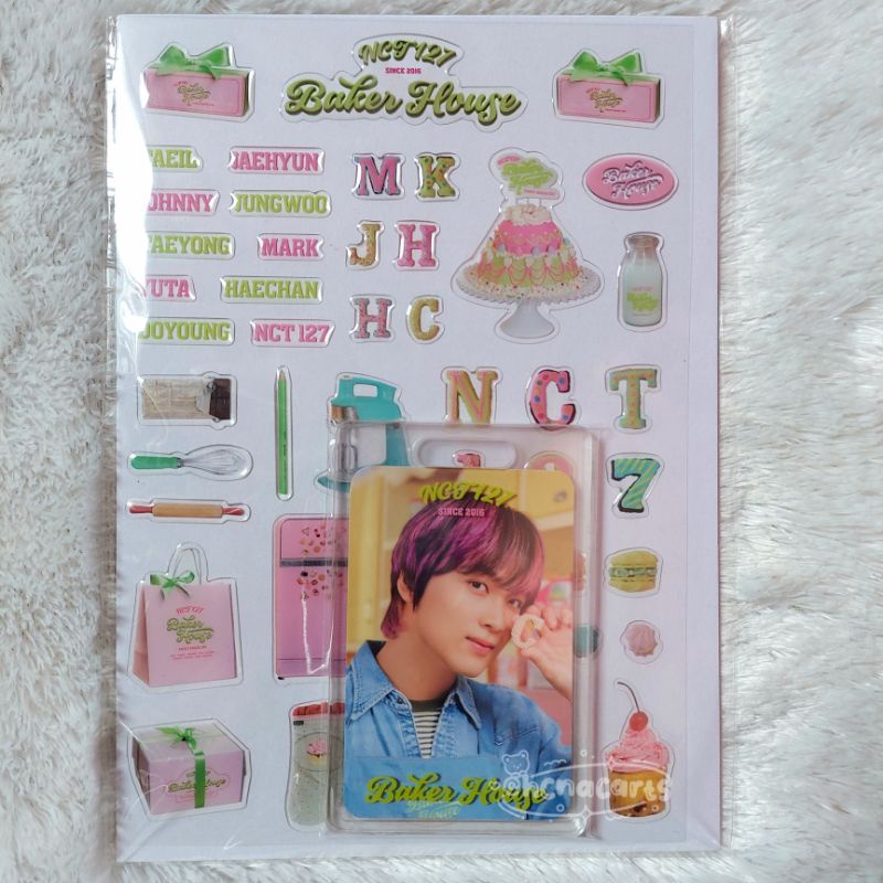 READY PC HOLDER EPOXY STICKER HAECHAN MD BAKER HOUSE NCT 127 (SEALED)