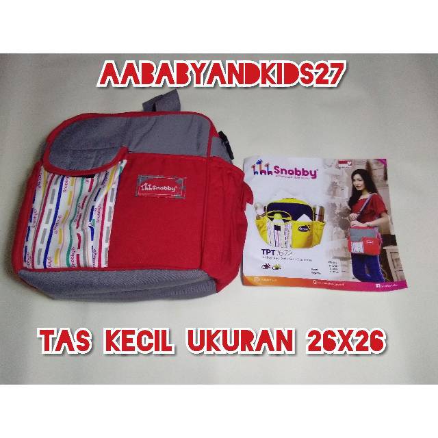 SNOBBY BABY-TAS  BAYI KECIL LINE SERIES TPT 1672-TAS BAYI LINE SERIES KECIL UKURAN  26x26CM-TAS LUCU