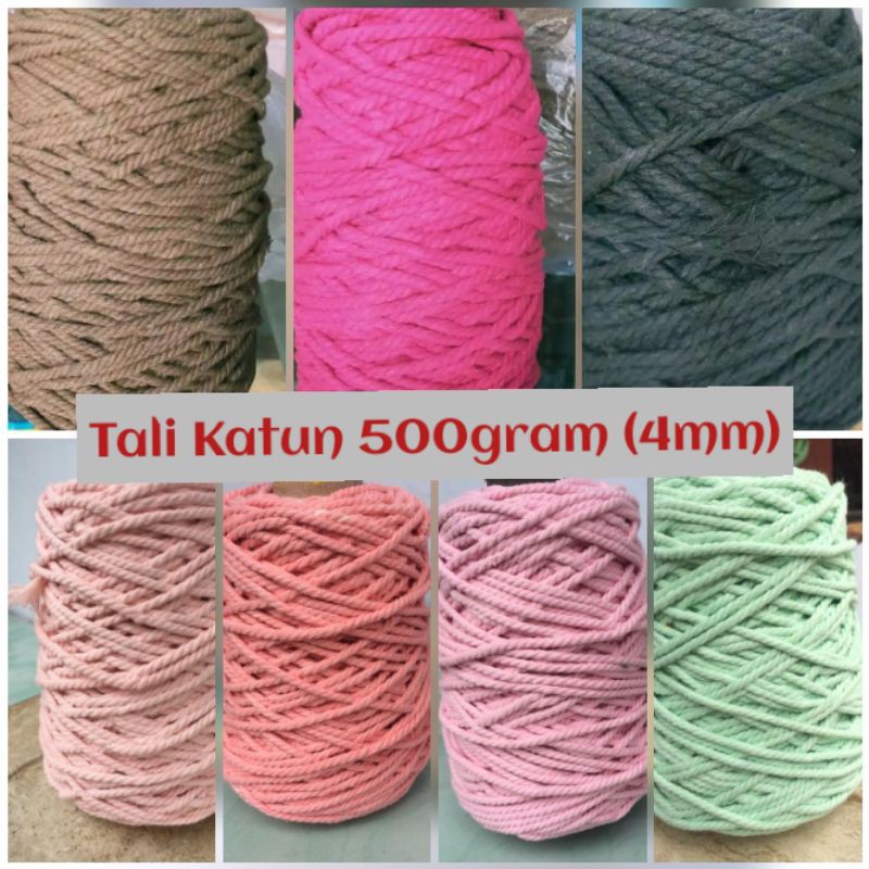 Tali Katun 4mm (500gram)