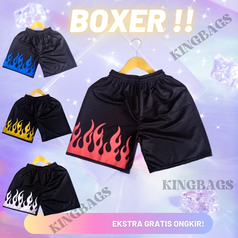 CELANA PENDEK BOXER API BB 60kg