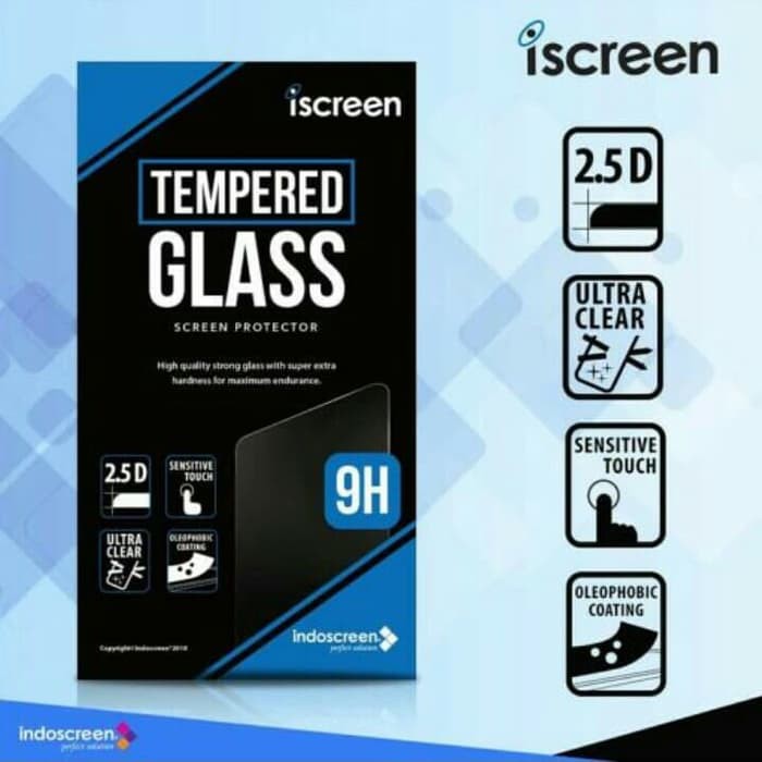 Tempered glass oppo A91 2020 tempered glass iScreen bening