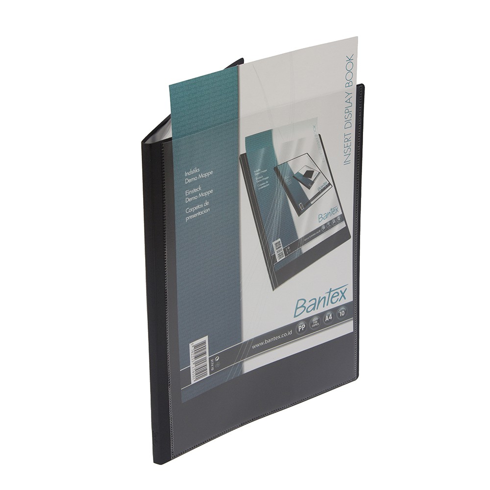 

Bantex Display Book Insert A4 40 Pockets Black - ref.3176 10