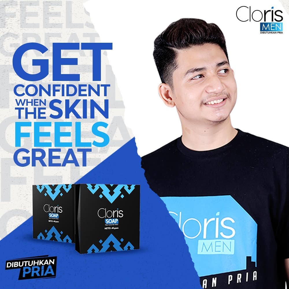 Clorismen PAKET MAKE IT SIMPLE Cloris Men Soap 40gr &amp; Wadah Sabun Cloris Original