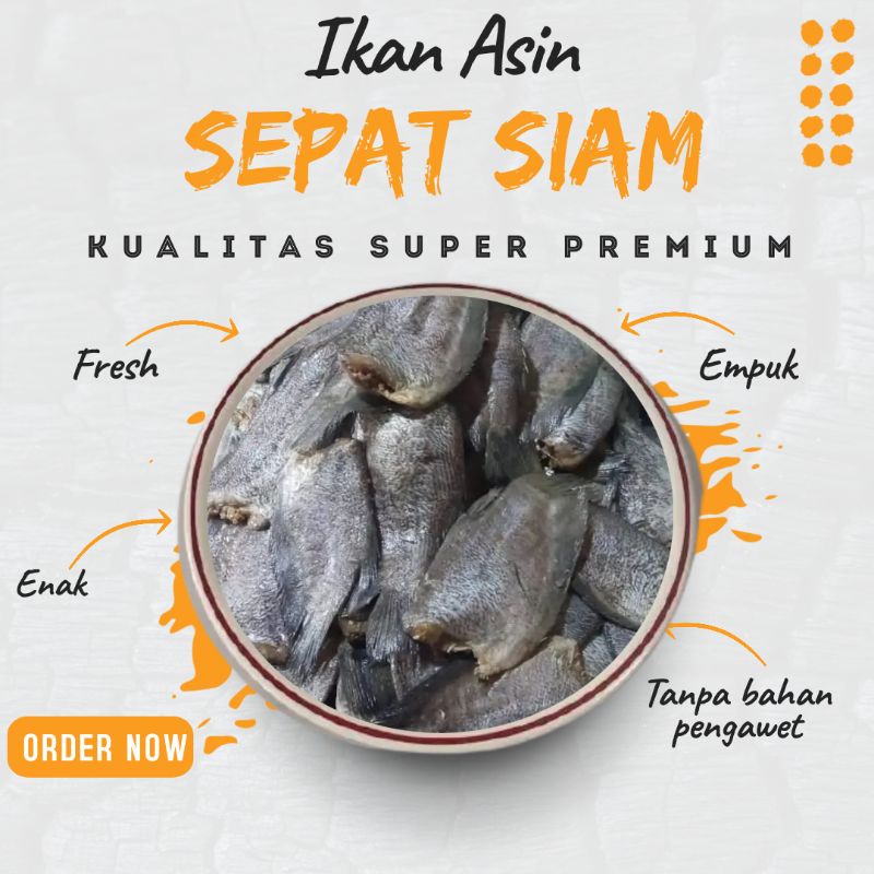 Ikan Asin Sepat Siam Import Kualitas Super Premium