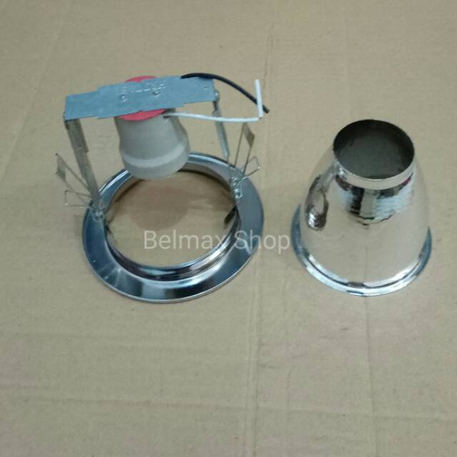 Fitting Downlight Tanam Plafon / Fiting Downlite / Tempat Lampu Tanam Plafon