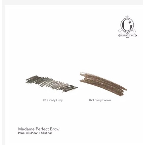 ❤ SHASYA ❤ Madame Gie Perfect Brow Eyebrow | Eye Brow Pensil Alis BPOM Madamegie