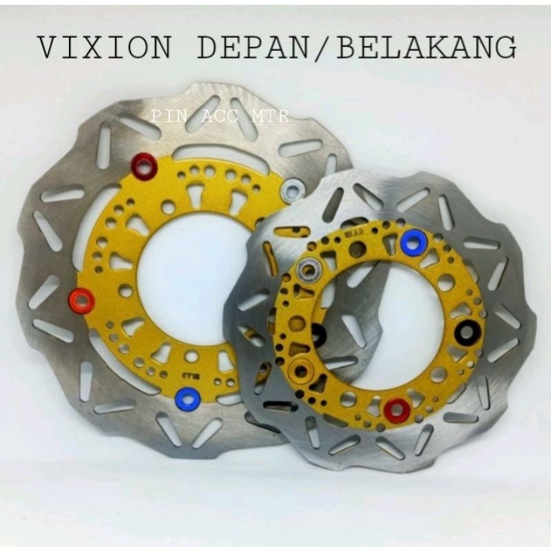 Piringan Cakram Variasi Depan Belakang Vixion New / Vixion Old 1set 2012/2017(PNP)