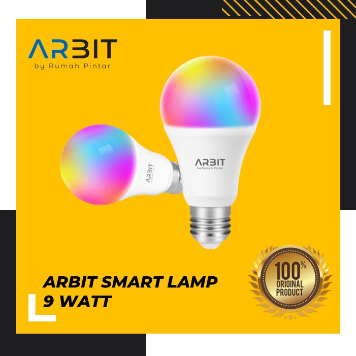 ARBIT - Smart Home Wifi LED Bulb 9W RGB + WW/CW TUYA