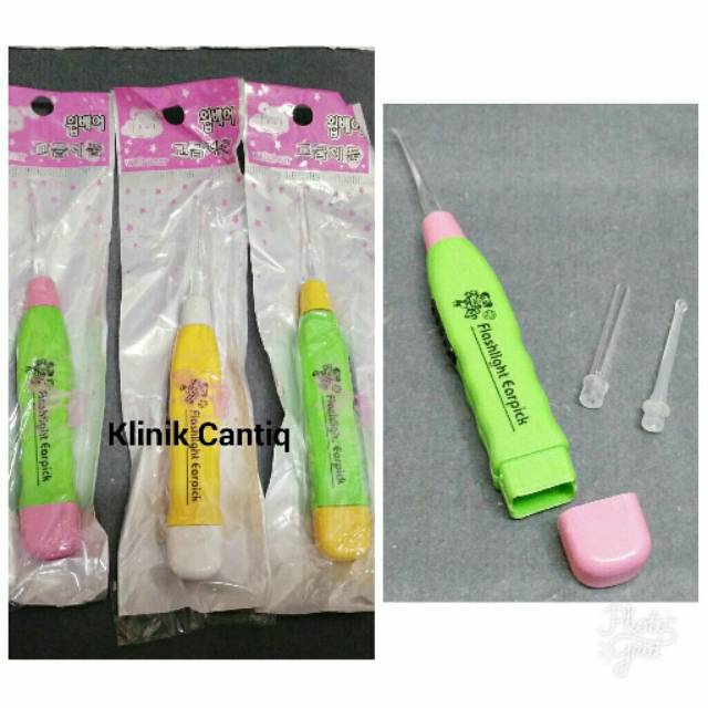 EARPICK WITH LED FLASHLIGHT - KOREK KUPING DGN LAMPU LED