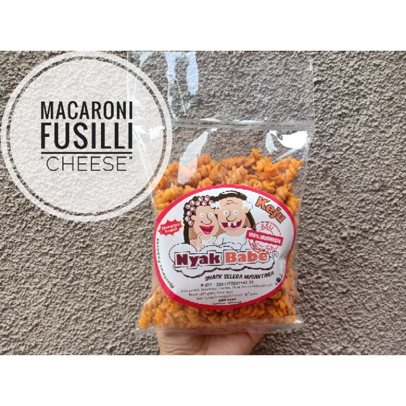 

Macaroni Fusilli Keju