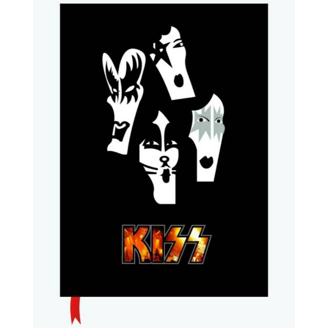 

Buku tulis kuliah keren Hard Cover - Book of Rock - KISS