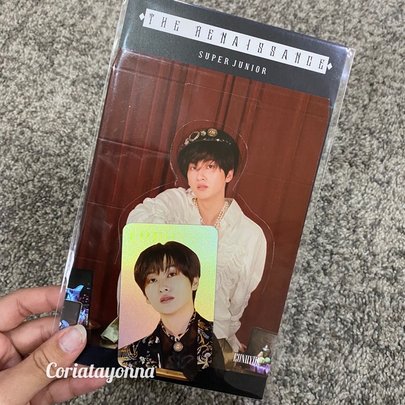 photocard Super Junior Eunhyuk kyuhyun sj pc hologram standee The Renaissance sealed